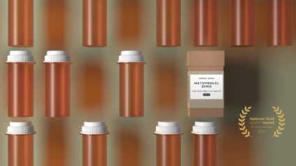 Prescription Paper Pill Bottle