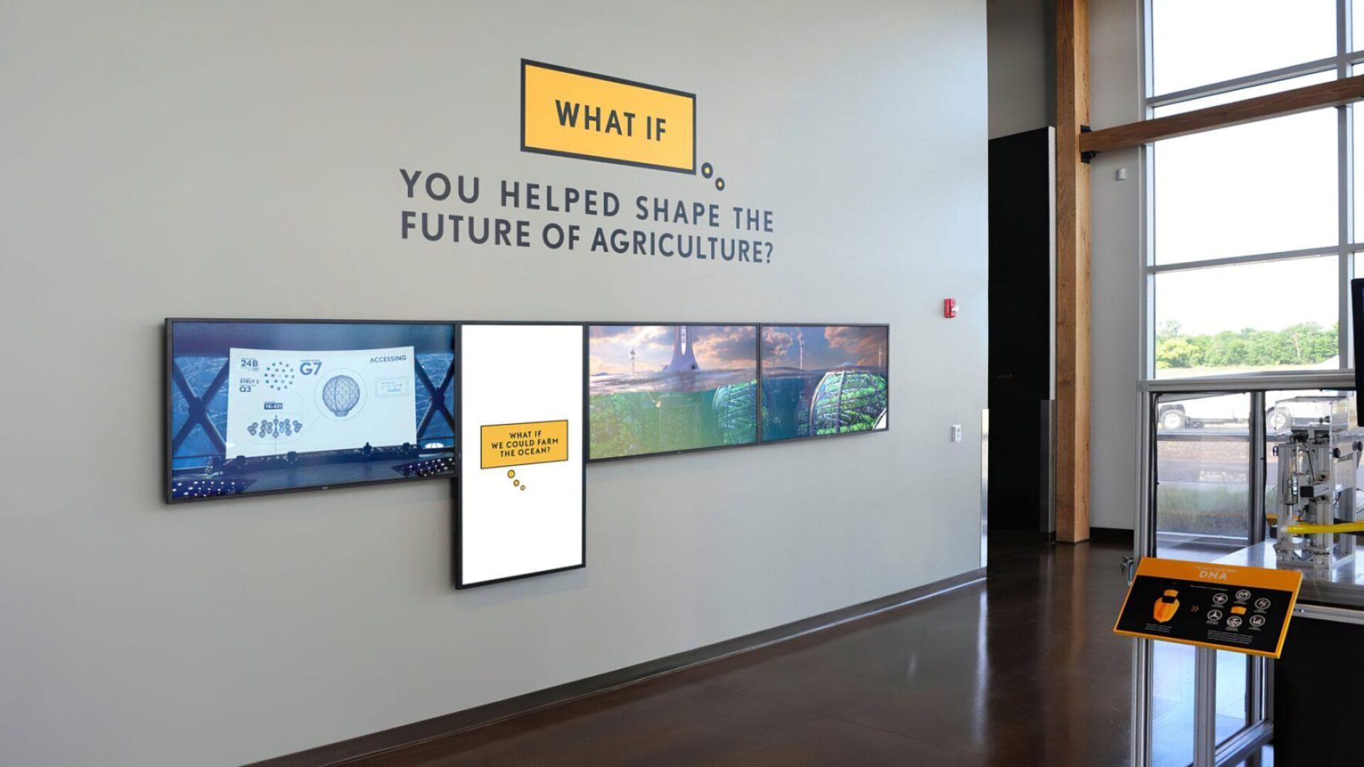 Interactive exhibit asks “What if you helped shape the future of agriculture?”